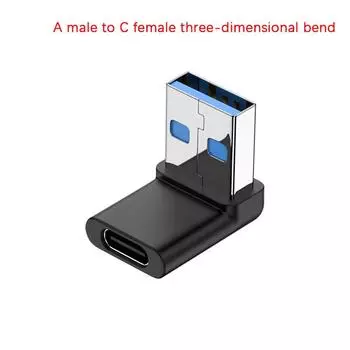 Usb-A адаптер для мобильного телефона Usb C к адаптеру USB A прямоугольный разъем типа C