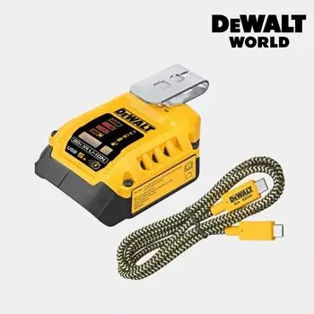 USB-адаптер для зарядки DeWalt, совместимый с аккумулятором типа C DCB094K