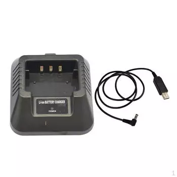 USB-адаптер зарядного устройства для R BF-F8+ BF-F8HP Ham