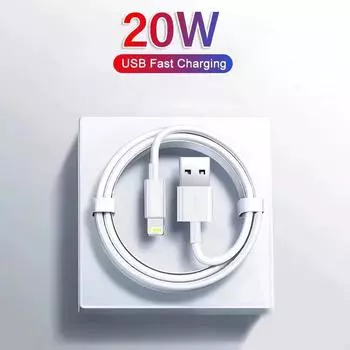 USB C Cable Fast Charging for iPhone 14 13 12 11 Pro Max Mini XR XS X SE 8 7 6 Plus 6s 5 Wire For iPad Charger Cord Accessories 1m