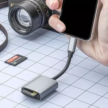 USB C Card Reader USB C High Speed to SD+MS Memory Card Reader Адаптер для передачи данных Разъем для телефонов/планшетов/компьютеров