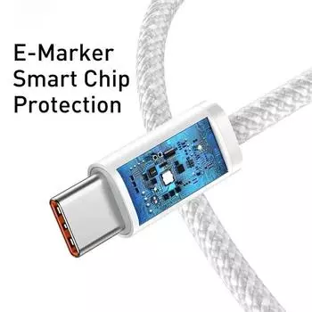 USB-C Genuine Fast Charger Cable, Braided And Charging Data Cable, Apple iPhone 15 Pro Max, PD, 60W, Xiaomi ,Huawei,Accessorie 0.75m