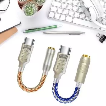 USB CC 32 бит 384 кГц USB C на 3,5 мм декодер адаптер с чипом CX31993 USB C адаптер для наушников 3,5 мм C адаптер B