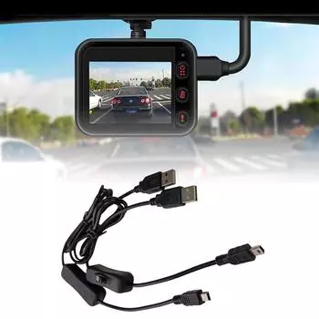 Кабель USB для зарядки и передачи данных, кабель USB - USB для зарядки с переключателями ВКЛ/ВЫКЛ для жесткого диска, камеры, планшета, телефона 100CM