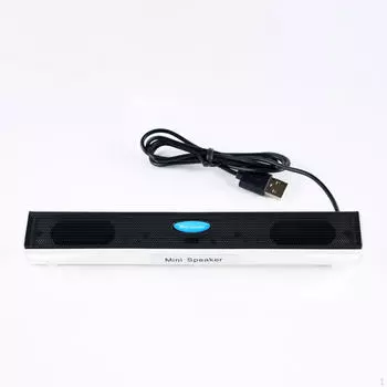 USB-динамик, басовый сабвуфер, стереозвук, мини-бар, для ноутбука белый