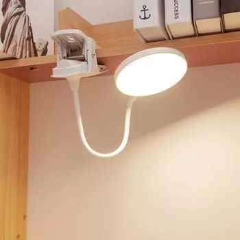 USB Eye Protection Small Desk Lamp Bedside Study Desk Portable Rechargeable White Reading Small Desk Lamp USB plug