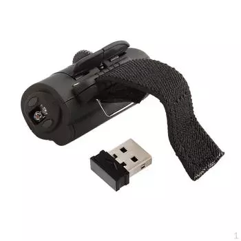 USB Finger Mouse Оптическая кольцевая мышь для ноутбука чёрный