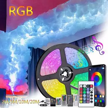 USB интеллектуальный грозовой светодиодный цветной атмосферный ночник RGB с Bluetooth-управлением креативные облачные фонари DIY игровая комната клубный вечерние свет 2M