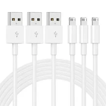 USB-кабель A для iPhone 14 13 11 12 Pro Max XR 7 8 Plus PD 15 Вт для быстрой зарядки USB-кабель A для iPad Аксессуары для зарядного устройства 1m
