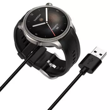 USB-кабель для быстрой зарядки с магнитным креплением, надежное соединение, портативный, подходит для умных часов Amazfit T-Rex 3