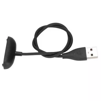 USB-кабель для зарядки, кабель для зарядного устройства для умного браслета Fitbit Inspire 2, длина 30 см (11,8 дюймов)