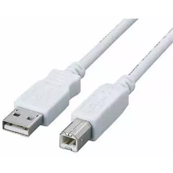 USB-кабель ELECOM [B] USB2.0 (USB A папа к USB B папа) Встроенный ферритовый сердечник 3м USB2-FS3