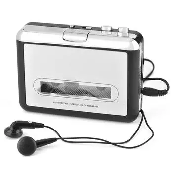 USB-кассета на ПК MP3 CD Switcher Converter Capture o Музыкальный плеер с наушниками