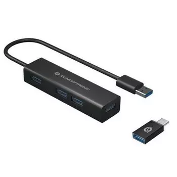 USB-концентратор Conceptronic, черный