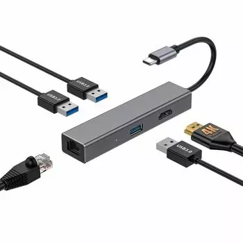USB-концентратор CoolBox COO-DOCK-04