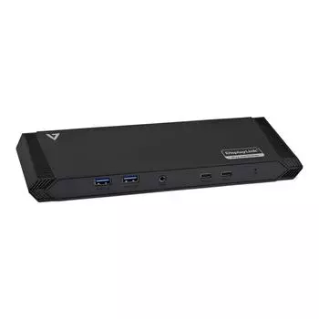 USB-концентратор V7 DOCKUSBC Черный 65 Вт