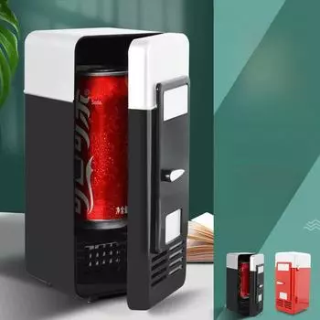 USB Мини Холодильник: Удобный для студентов переносной изолированный холодильник 5V 1A чёрный