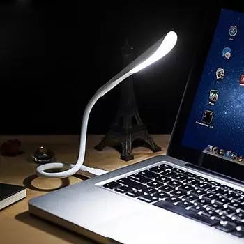 USB Мини светодиодный светильник Портативный ноутбук сенсорный датчик настольная лампа с регулируемой яркостью для портативного зарядного устройства кемпинг ПК ноутбуки книга ночное освещение
