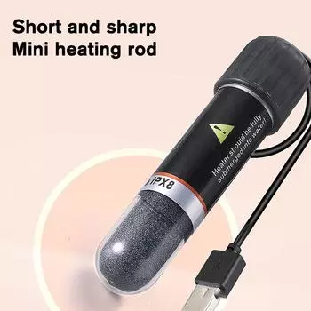 USB Мини-нагревательный стержень для аквариума с регулируемой температурой Нагревательный стержень для аквариума Бытовой термостат Бытовые принадлежности Fi M2X5