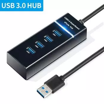 USB-накопитель USB2.0 USB-концентратор C 4-портовые USB-концентраторы Док-станция Расширитель USB 3.0 Разветвитель