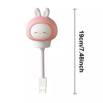 USB ночник светодиодный милый мультяшный ночник медведь цыпленок котенок для детской спальни украшение прикроватная лампа USB Model
