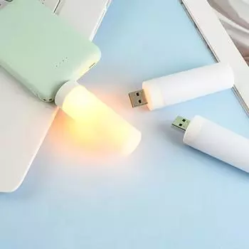 USB ночник USB атмосферный свет светодиодное пламя мигающие свечи мобильное зарядное устройство книжные лампы уличное кемпинговое освещение