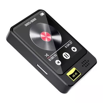 USB o-плеер Hi-Fi Mp3-плеер Мини-MP3-MP4-плеер с динамиком BT Зарядка через USB Подходит для 8GB чёрный