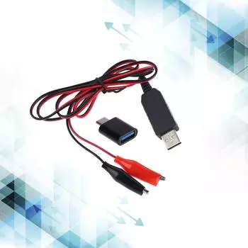 USB от 5 В до 6 В AA/C/D, кабель для устранения батареи, шнур питания с адаптером типа C для игрушек, т, пульт дистанционного управления дверными звонками 1M