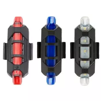 USB перезаряжаемый светодиодный задний фонарь для велосипеда, водонепроницаемый задний сигнальный фонарь для велосипеда
