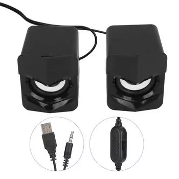 USB проводной компьютерный динамик мини мультимедийный настольный динамик для ПК монитора мобильного телефона