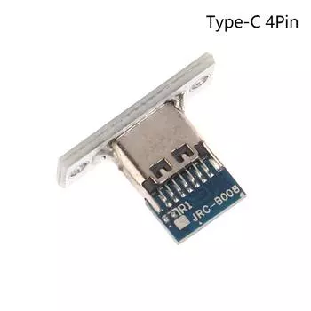 USB-разъем типа C 2-контактный 4-контактный водонепроницаемый гнездовой разъем USB-разъем типа C