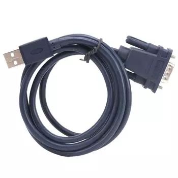 USB-RS232 последовательный кабель черный промышленный класс 9Pin компьютерная печать линия передачи данных 1.2 метра