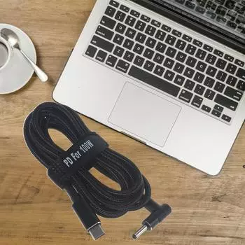 USB Тип C USB-C к DC 18.5-20V 3.5x1.35mm Power Plug PD Эмулятор Триггерный кабель для ноутбука