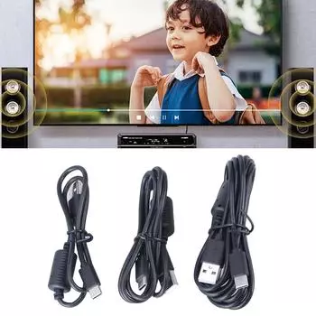 USB to Type C Charging Cable Magnetic Ring Data Cord Power Wire for Game Controller Sound Card Support Data Transfer 200CM