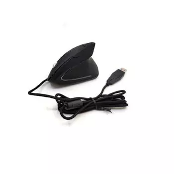 USB-Wired Ergonomic Vertical Gaming Mouse with Digital Optical Sensor, Adjustable DPI, 5 Buttons