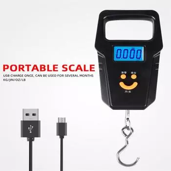USB зарядка ночной дисплей рыболовные весы 50 кг открытый взвешивание мужские подарки для рыбалки