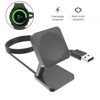 USB-зарядное устройство для Samsung Galaxy Watch5/5 Pro Беспроводная зарядная подставка Магнитное зарядное устройство для Galaxy Watch 5 SM-R925 R900 R910