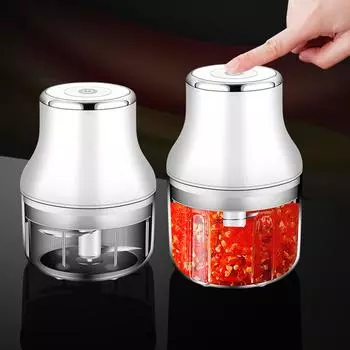 USB-зарядный мини-чеснокрезка мощный кухонный комбайн для овощей и мяса беспроводная мясорубка кухонный прибор S