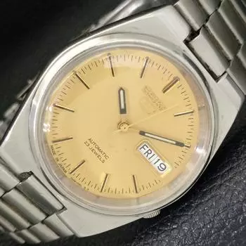 USED GENUINE VINTAGE SEIKO 5 AUTOMATIC JAPAN MENS ORIGINAL DIAL WATCH a433331-2 R115-a433331