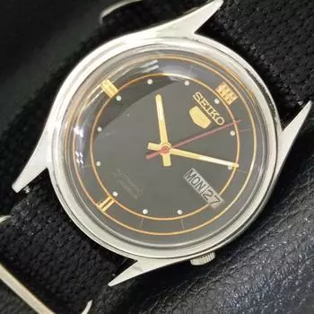 USED VINTAGE SEIKO 5 AUTOMATIC 7009A JAPAN MENS ORIGINAL DIAL WATCH a433435-2 R116-a433435