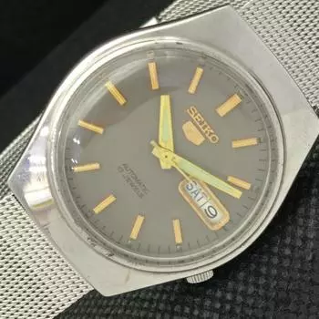 Б/У винтажные мужские часы SEIKO 5 AUTOMATIC JAPAN D/D с оригинальным циферблатом 602-a313593-2 SKU602-a313593
