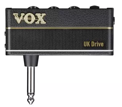 Усилитель для наушников VOX amPlug 3 UK Drive Не требуется никаких кабелей Подключитесь напрямую к гитаре Идеально подходит для домашних занятий Эффекты на батарейках чёрный