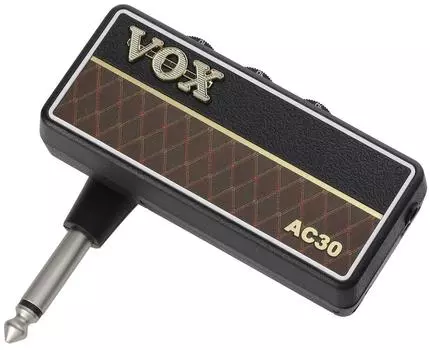 Усилитель для наушников VOX Guitar amPlug2 AC30 Sound Compact/Без кабелей/Домашние репетиции/Работает на батарейках/Встроенные эффекты/Vintage AP2-AC