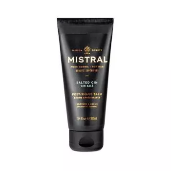 Успокаивающий бальзам после бритья Mistral Black Amber, 4) Соленый джин - 3,4 жидких унции,