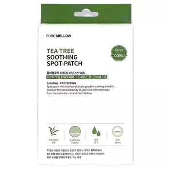 Успокаивающий точечный пластырь Pure Mellow Tea Tree, 100 шт., 1 шт.