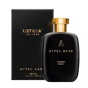 Ustraa After Dark Cologne - 100ml - Perfume for Men | Rich with Saffron, Oudh and Musky notes | Suitable for night occasions