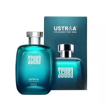Ustraa Scuba Cologne - 100ml - Perfume for Men | With lively, spicy and deep aquatic notes | Ideal for day occasions | Long-lasting fragrance