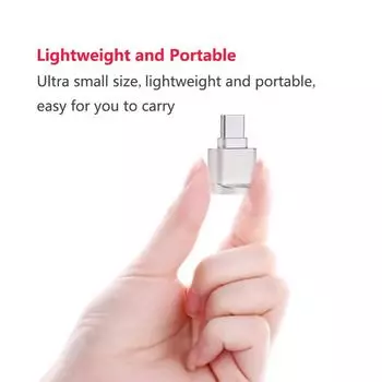 Устройство чтения карт USB Type C из алюминиевого сплава TF Устройство чтения карт флэш-памяти OTG Адаптер для MacBook Windows