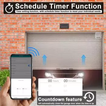 Устройство открывания ворот Tuya ZigBee, интеллектуальный контроллер открывания гаражных ворот, мобильный телефон, удаленное управление через приложение 0 разноцветный
