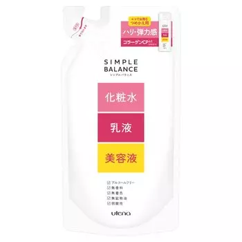 Utena SIMPLE BALANCE Haritsuya Lotion 200mL (Refill)